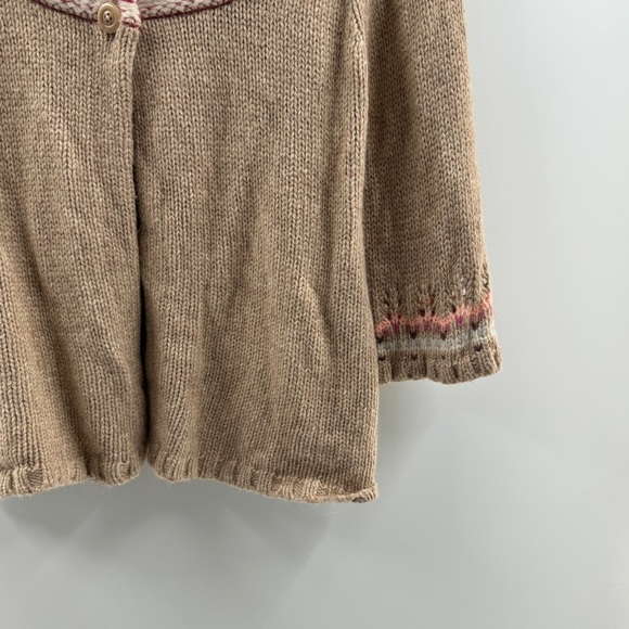 Caslon Small Y2K Lambswool Button-Front Cover-Up Sweater - Picture 3 of 9